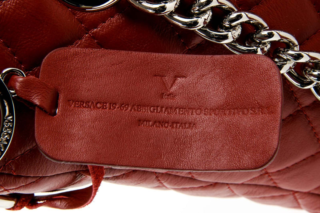Bolso de mano para mujer V 1969 Italia V011-S RUGA ROJO