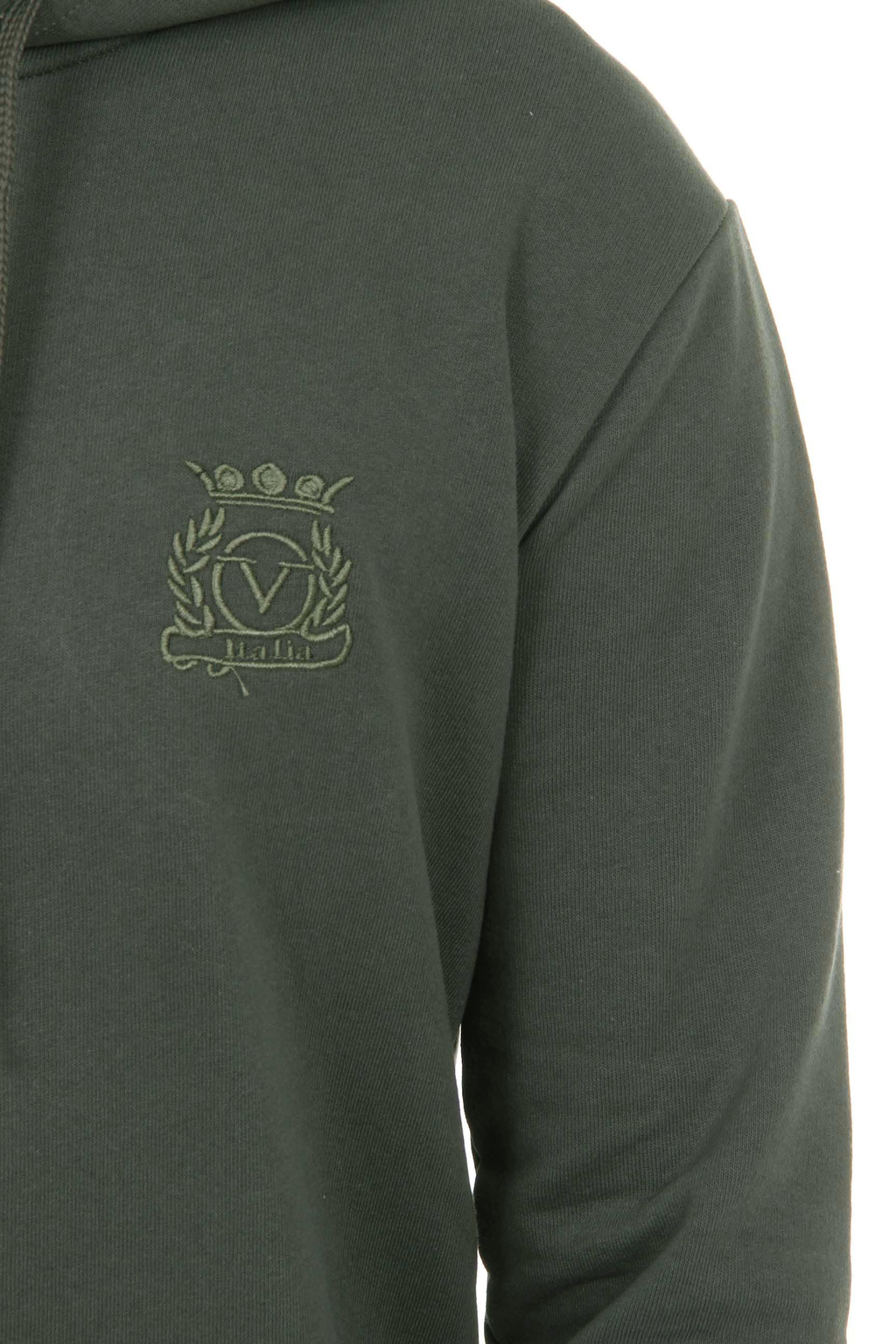 Sudadera con capucha V 1969 Italia para hombre ART. 4467 VERDE MILITAR