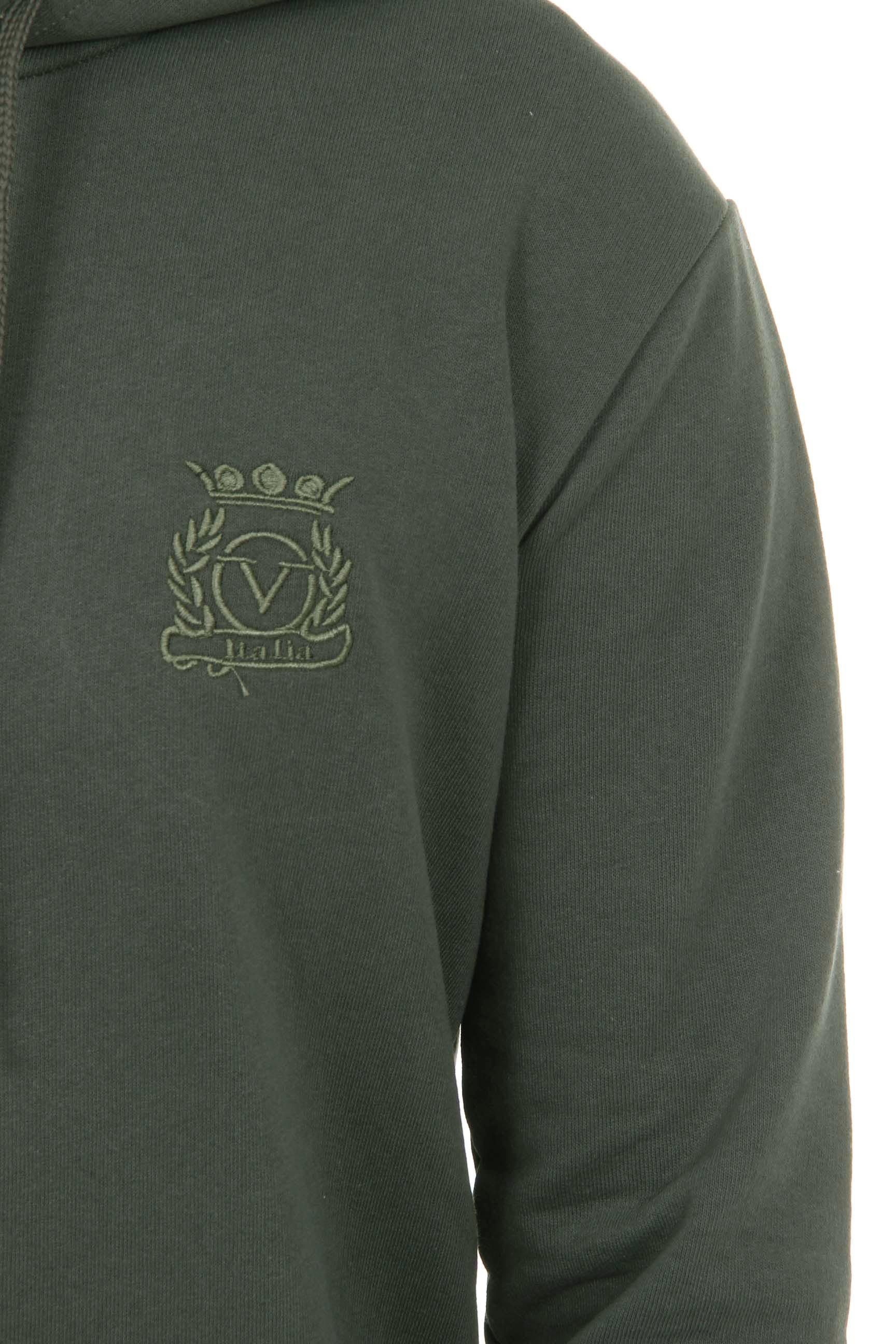 Sudadera con capucha V 1969 Italia para hombre ART. 4467 VERDE MILITAR