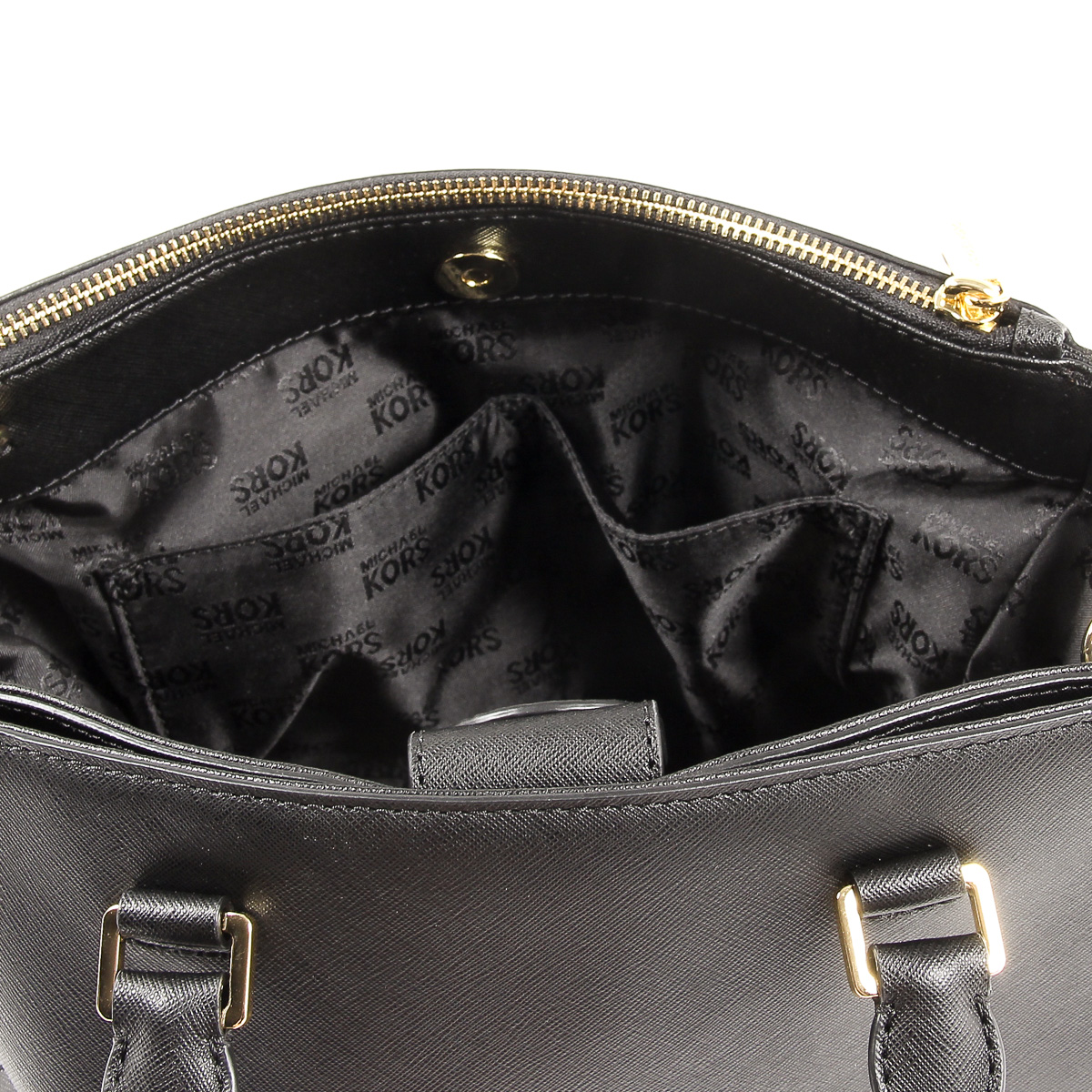 Michael Kors Womens Handbag KELLEN 35S6GS0T2L BLACK