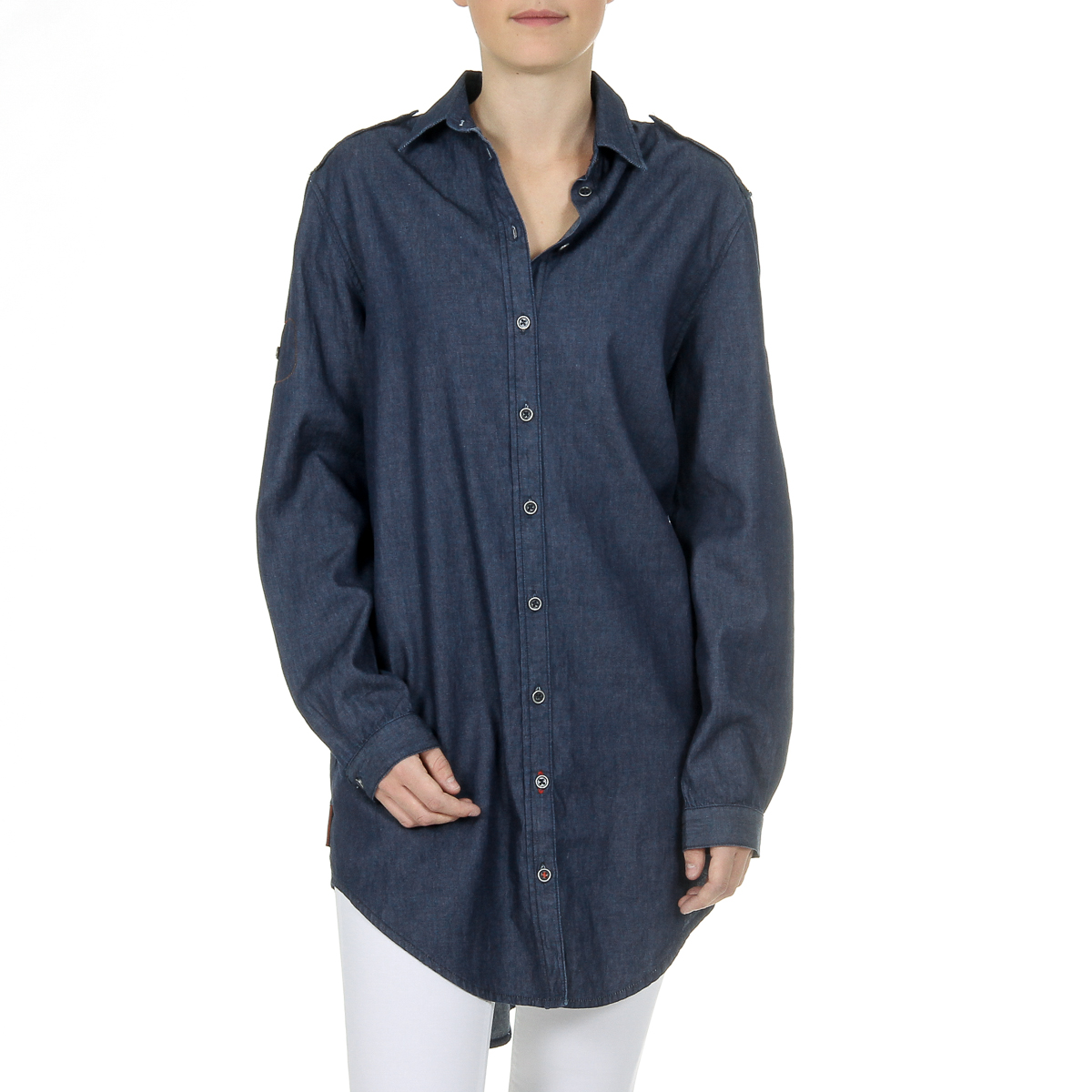 Camisa vaquera de manga larga para mujer de Andrew Charles CAMILIA