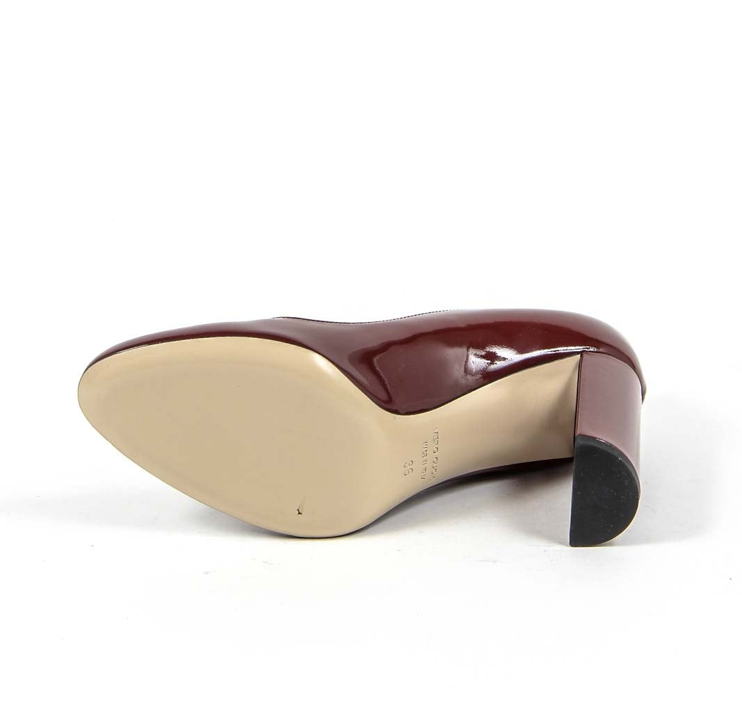 Zapatos de salón para mujer V 1969 Italia 3112331 VERNICE AMARANTO