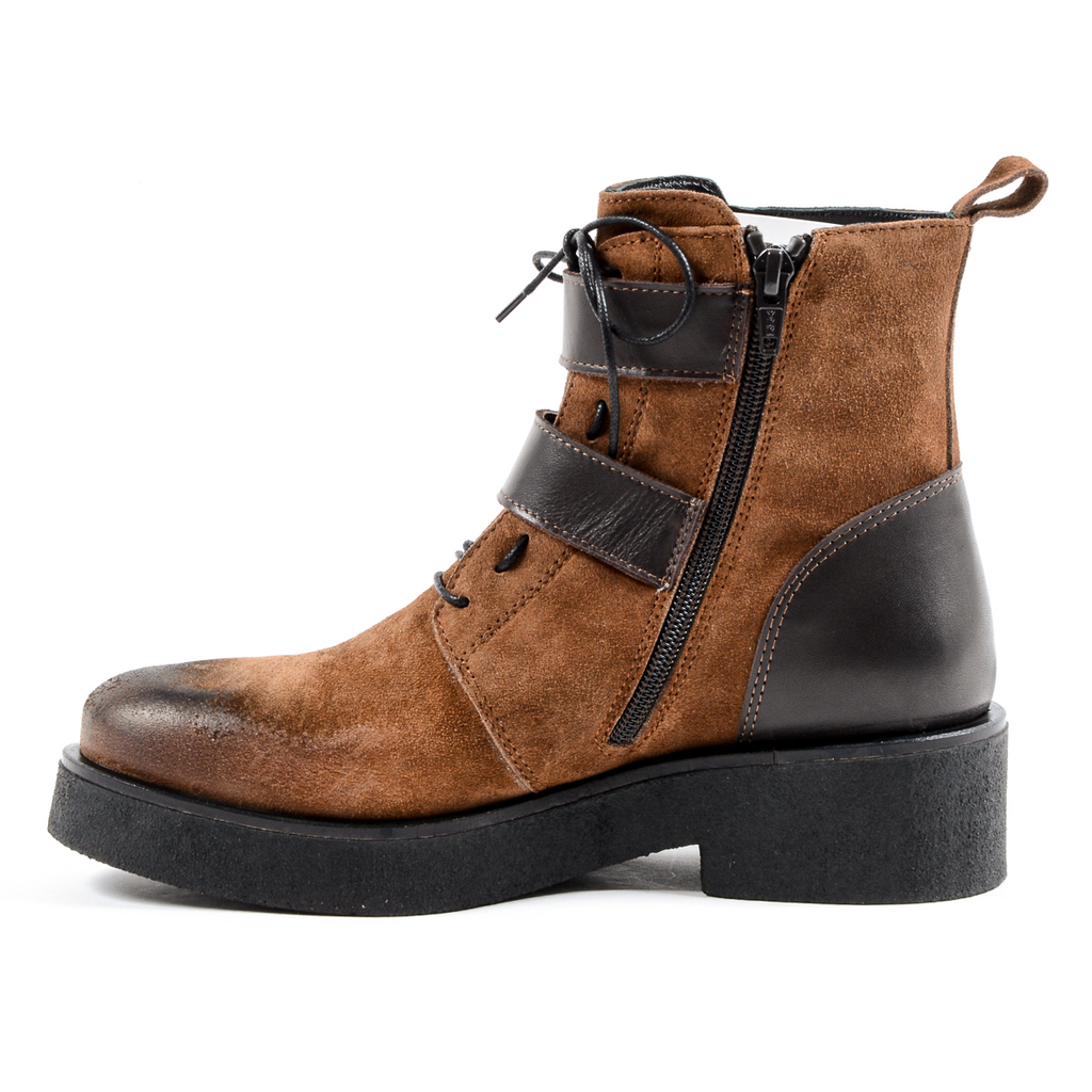 Andrew Charles Womens Ankle Boot Brown JOAN