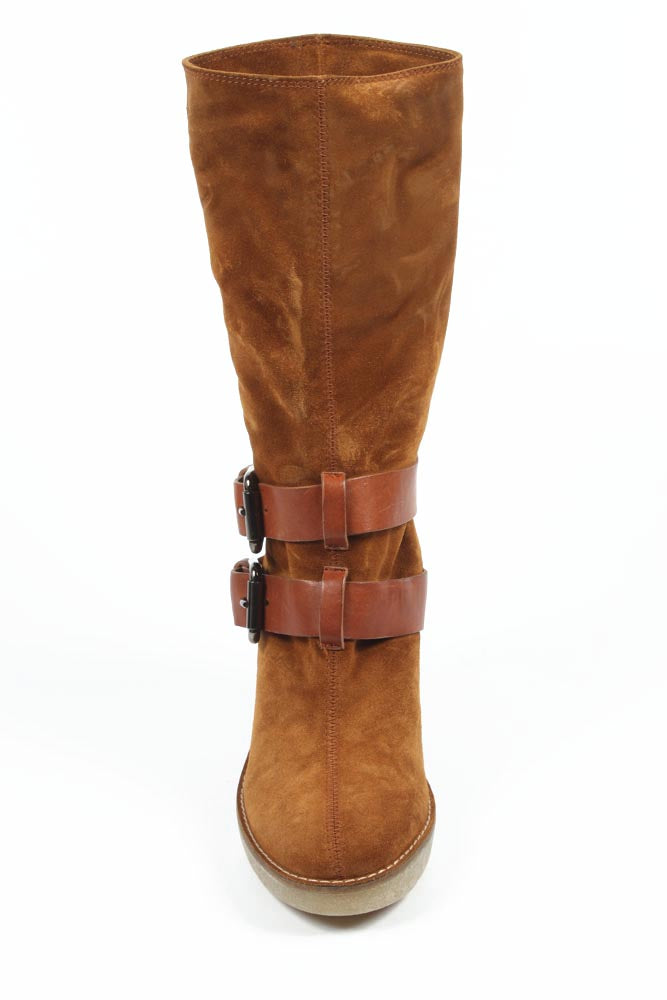 Bota corta para mujer Sebastian Milano S3946 VELOUR LUX (Sonia) 401 MIELE