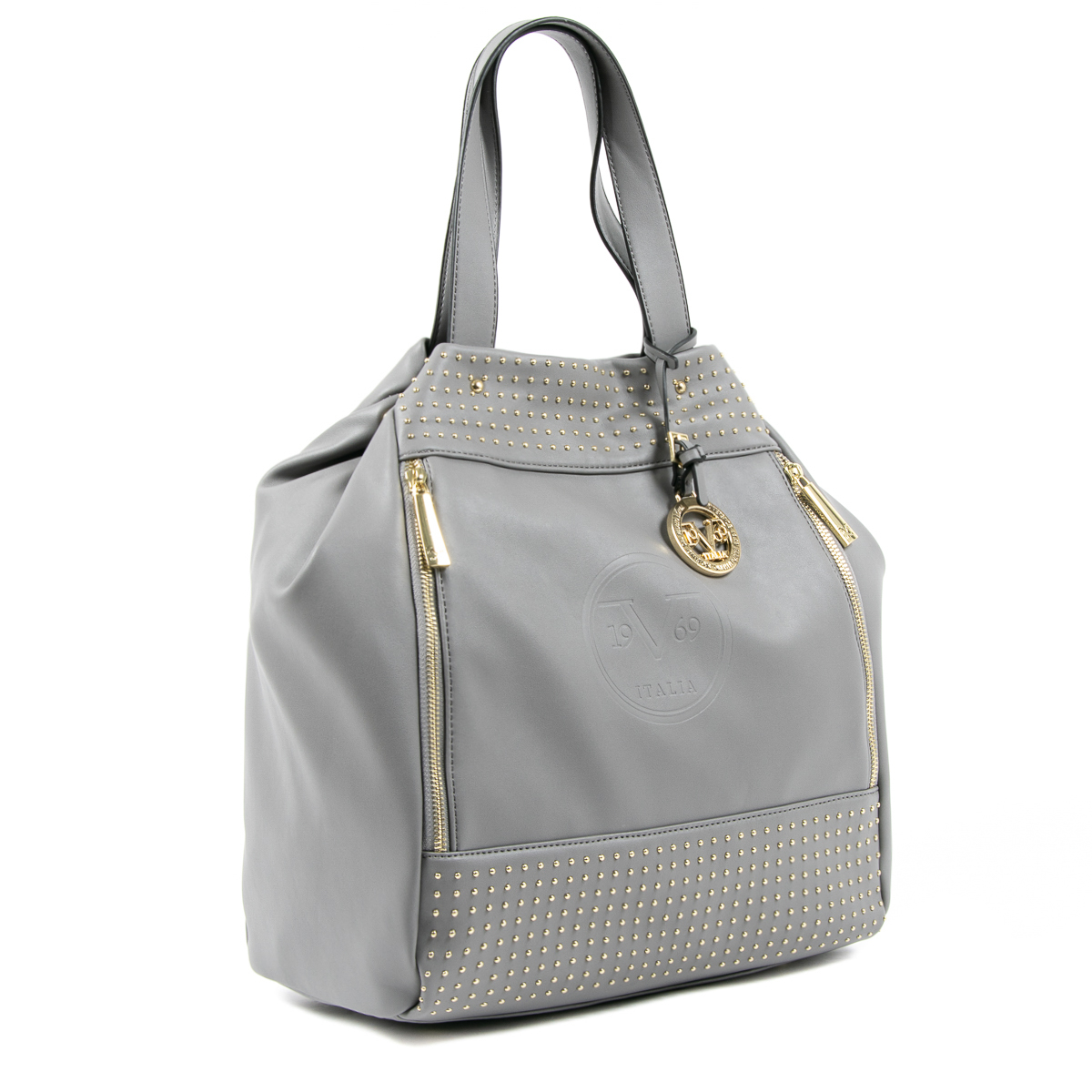 Bolso de mano para mujer V 1969 Italia gris OLIVIA