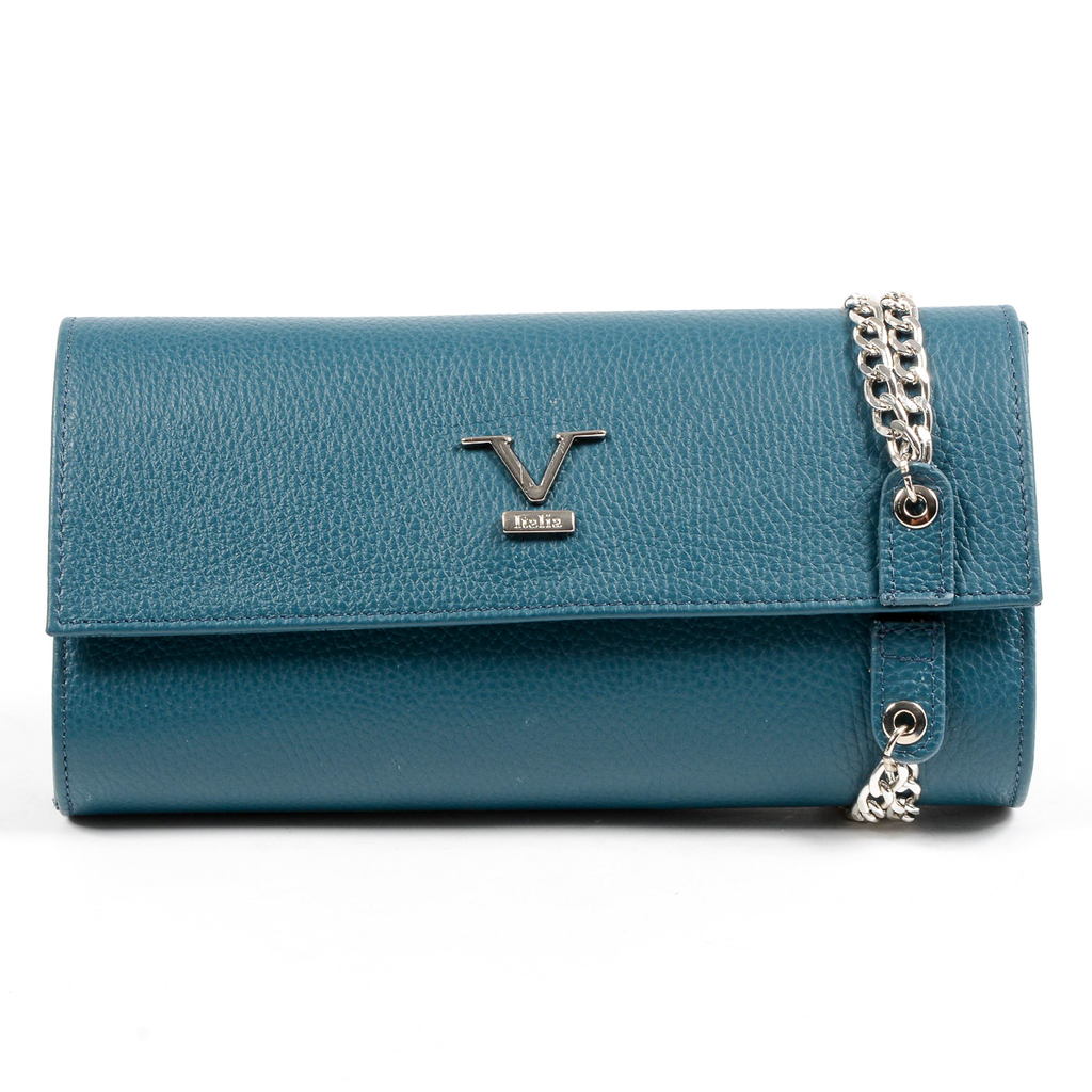 V 1969 Italia Womens Handbag Blue ROMA