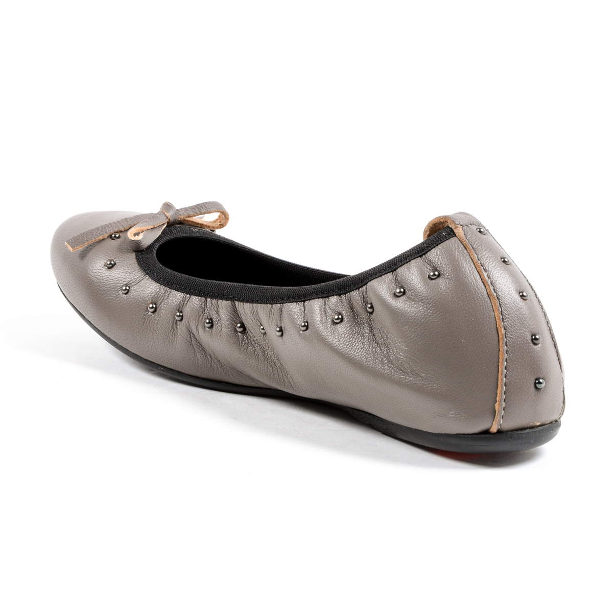 Andrew Charles Womens Soft Ballerina Taupe ALICIA