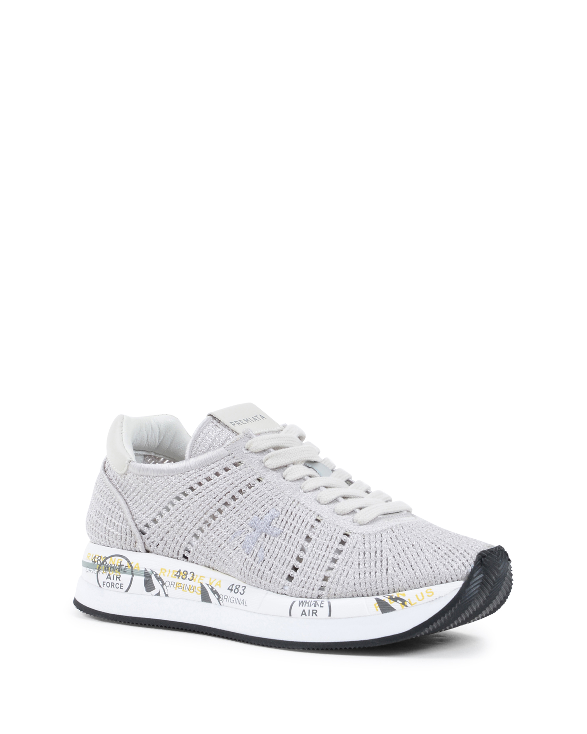 Premiata Womens Sneaker Light Grey CONNYI 1954
