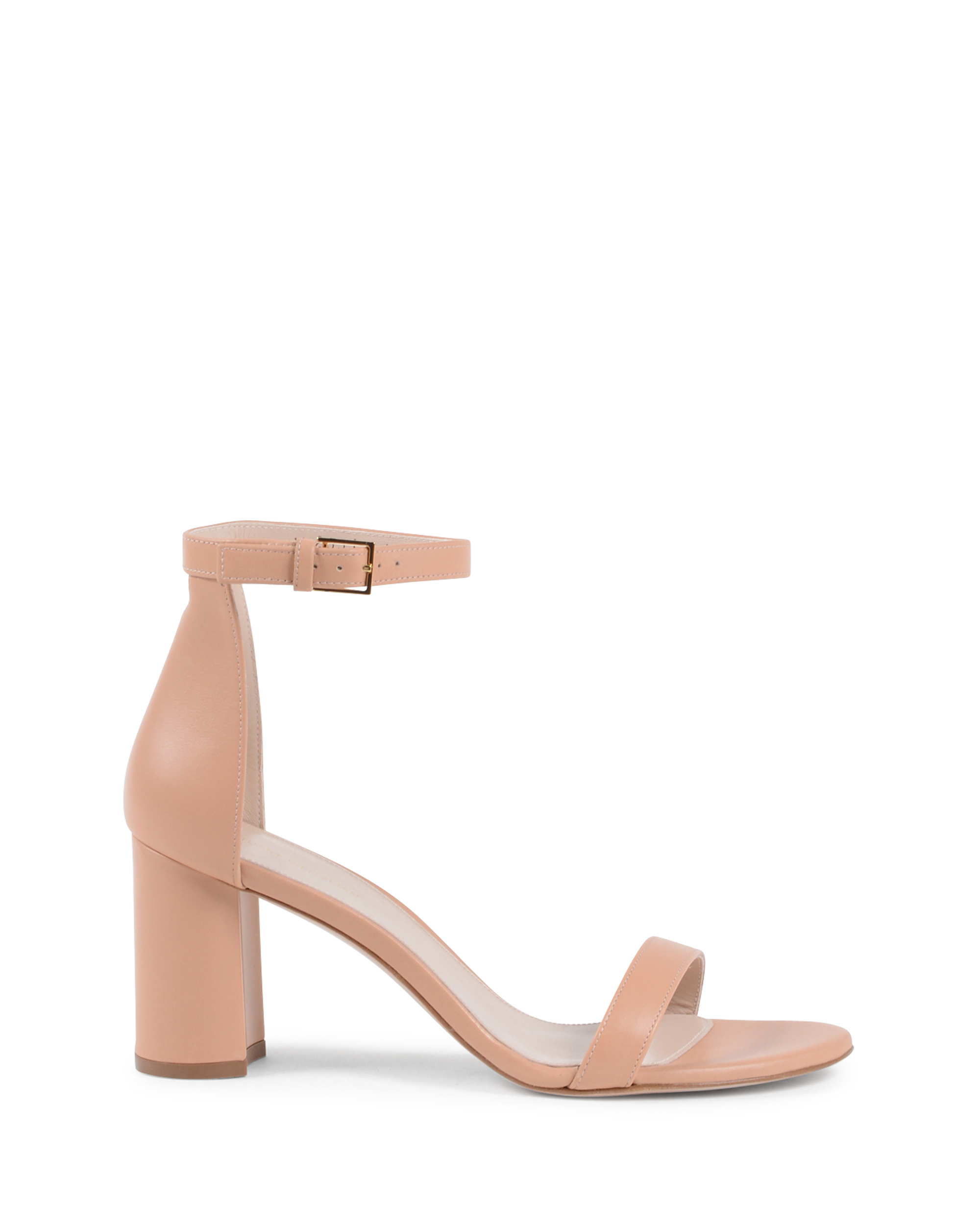 Stuart Weitzman Sandalia con tira al tobillo para mujer Rosa LESSNUDIST