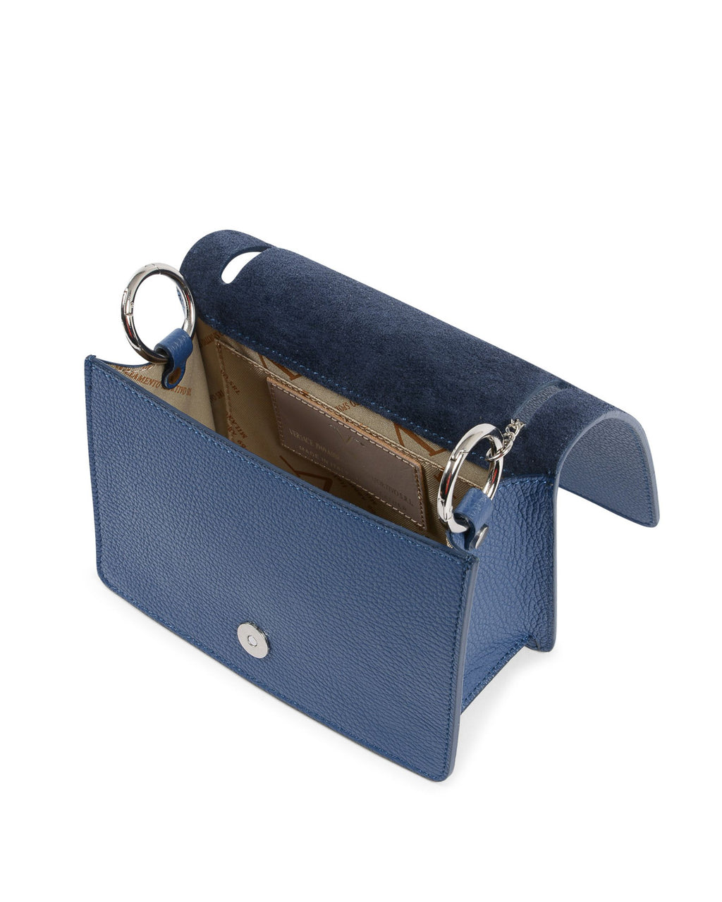 V Italia Womens Handbag Blue Jeans V1758 CERVO BLUE JEANS