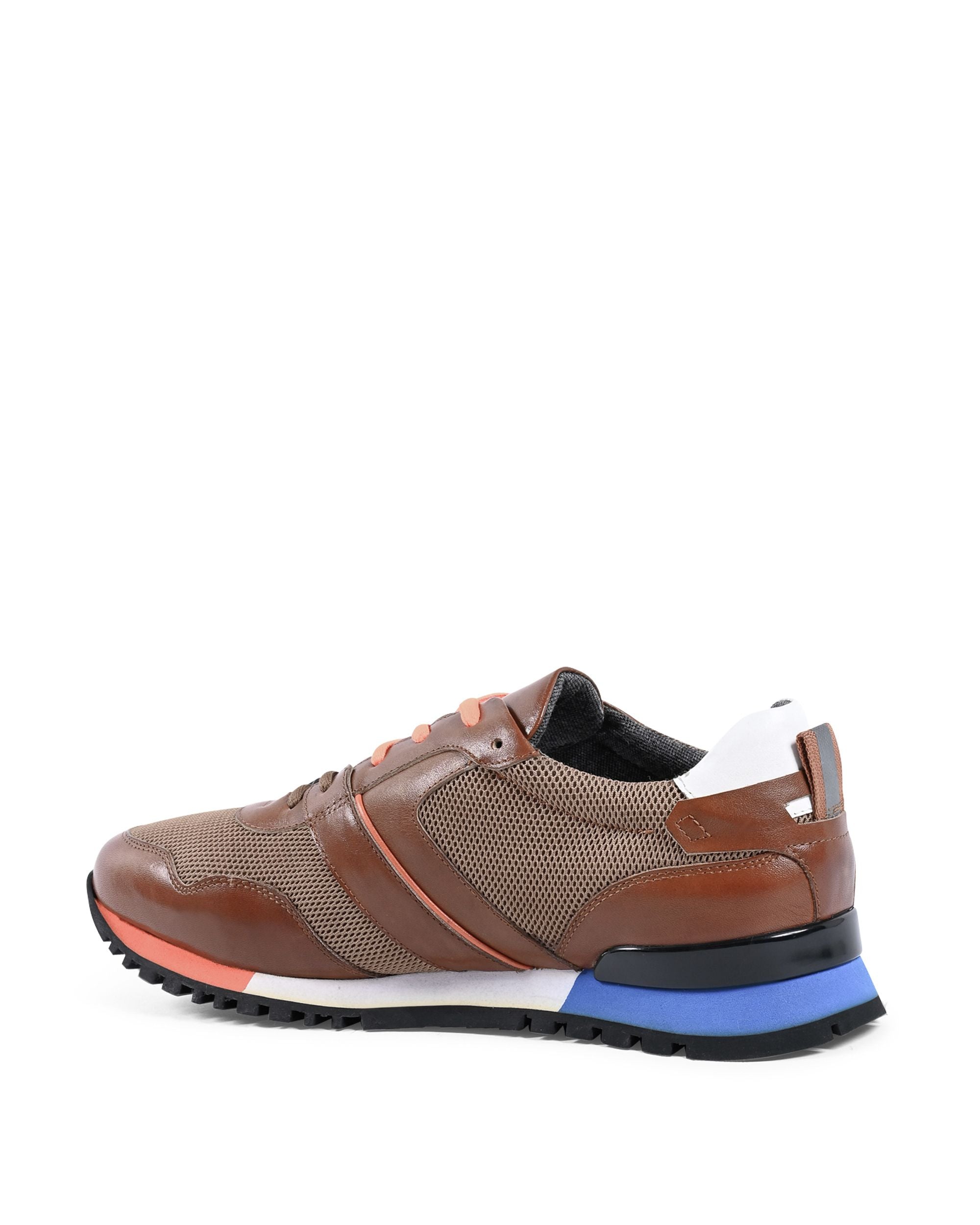 19V69 Italia Zapatillas de hombre marrones YO D392-2 TABACCO