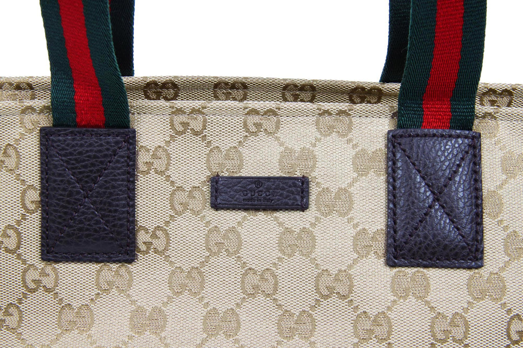 Bolso de mano Gucci Tote con dos asas y logo GG 374433 527066