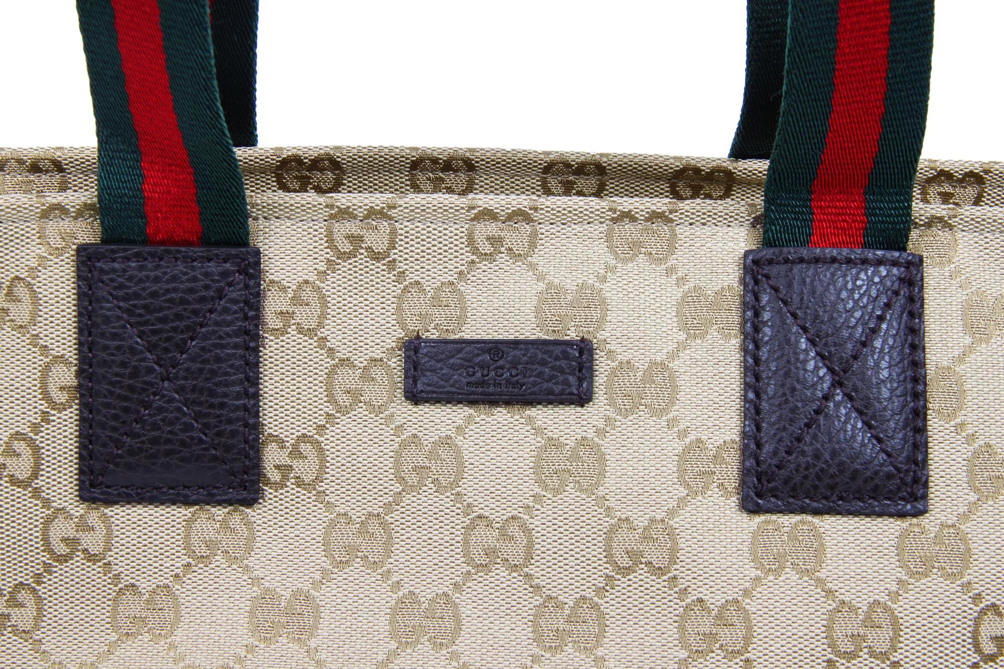 Bolso de mano Gucci Tote con dos asas y logo GG 374433 527066