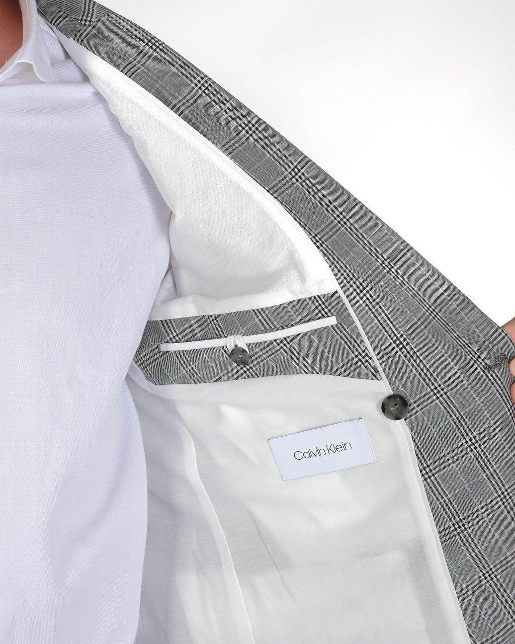 Calvin Klein Mens Blazer Grey K10K103285035