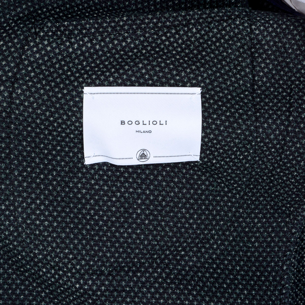 Chaqueta Boglioli Milano para hombre, manga larga, gris oscuro