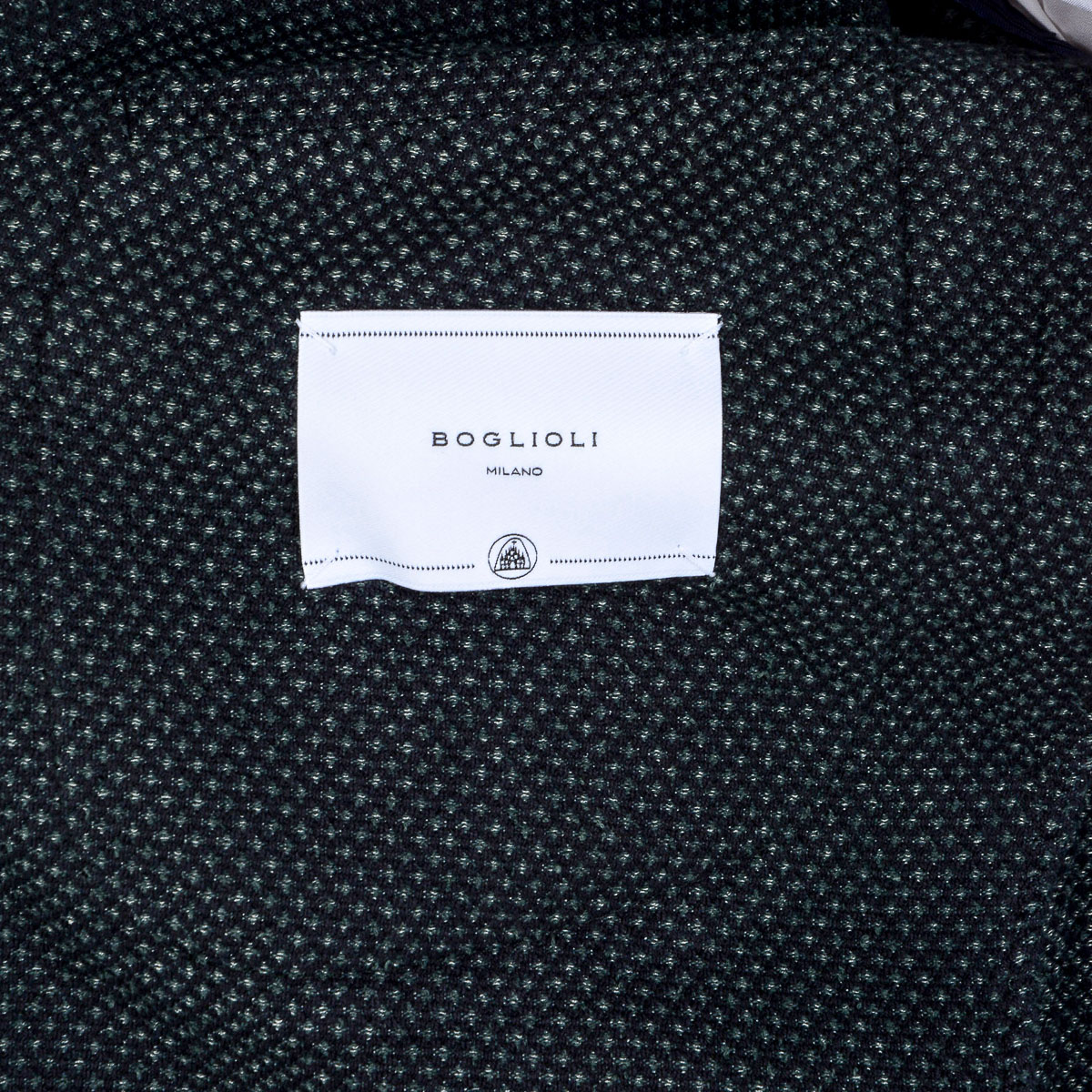 Chaqueta Boglioli Milano para hombre, manga larga, gris oscuro