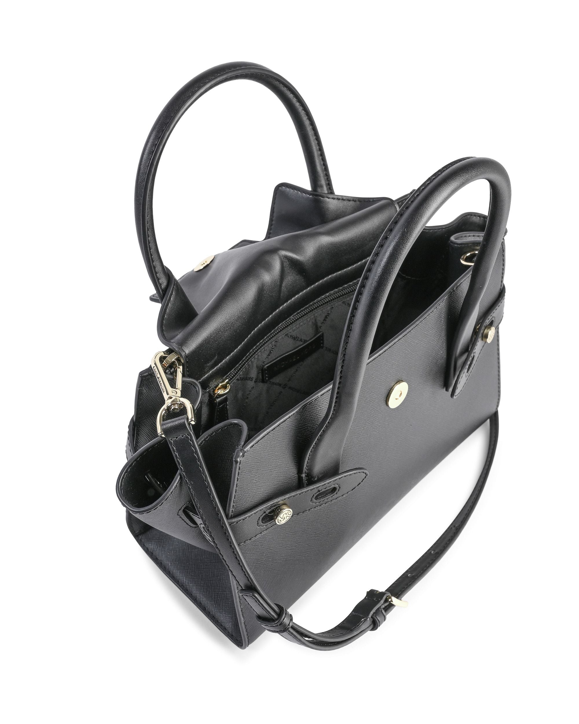 Bolso de mano mediano con solapa Michael Kors 35S2GNMS8L NEGRO