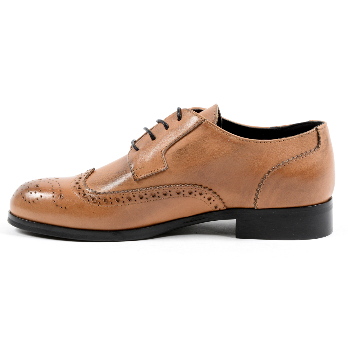 V 1969 Italia - Zapato con cordones para mujer, color marrón, SULLY
