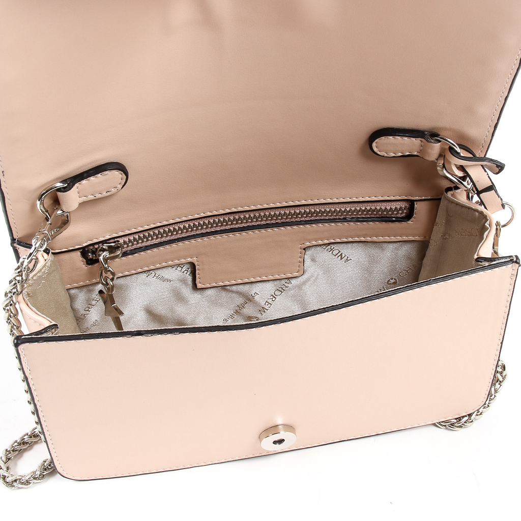 Bolso de mano para mujer Andrew Charles Rosa PAIGE