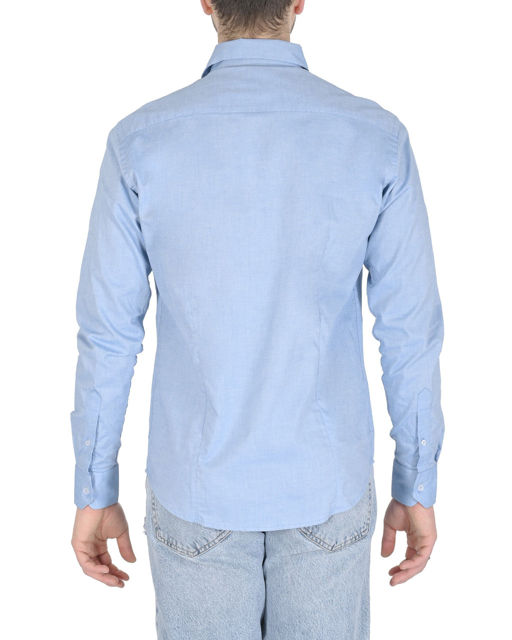 19V69 Italia Camisa Hombre FILAFIL AZUL CLARO