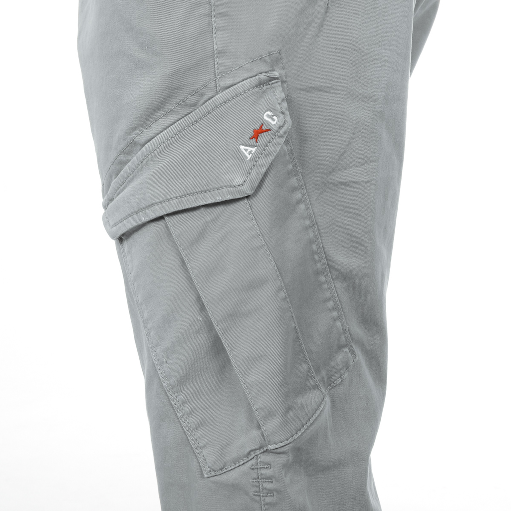 Pantalones cortos Andrew Charles para hombre gris claro JAKO