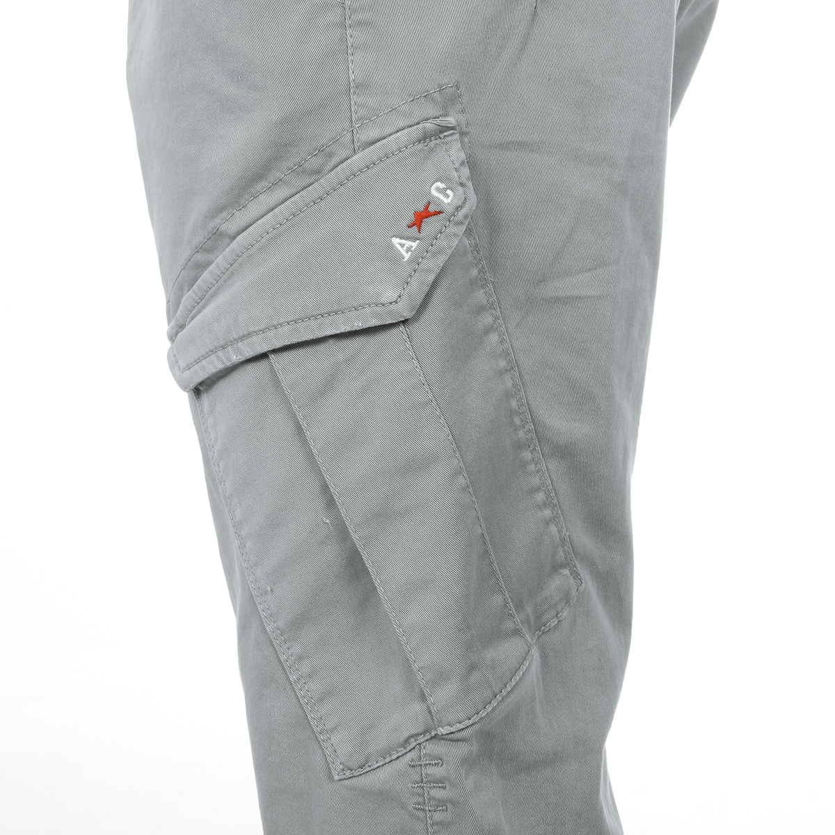 Pantalones cortos Andrew Charles para hombre gris claro JAKO