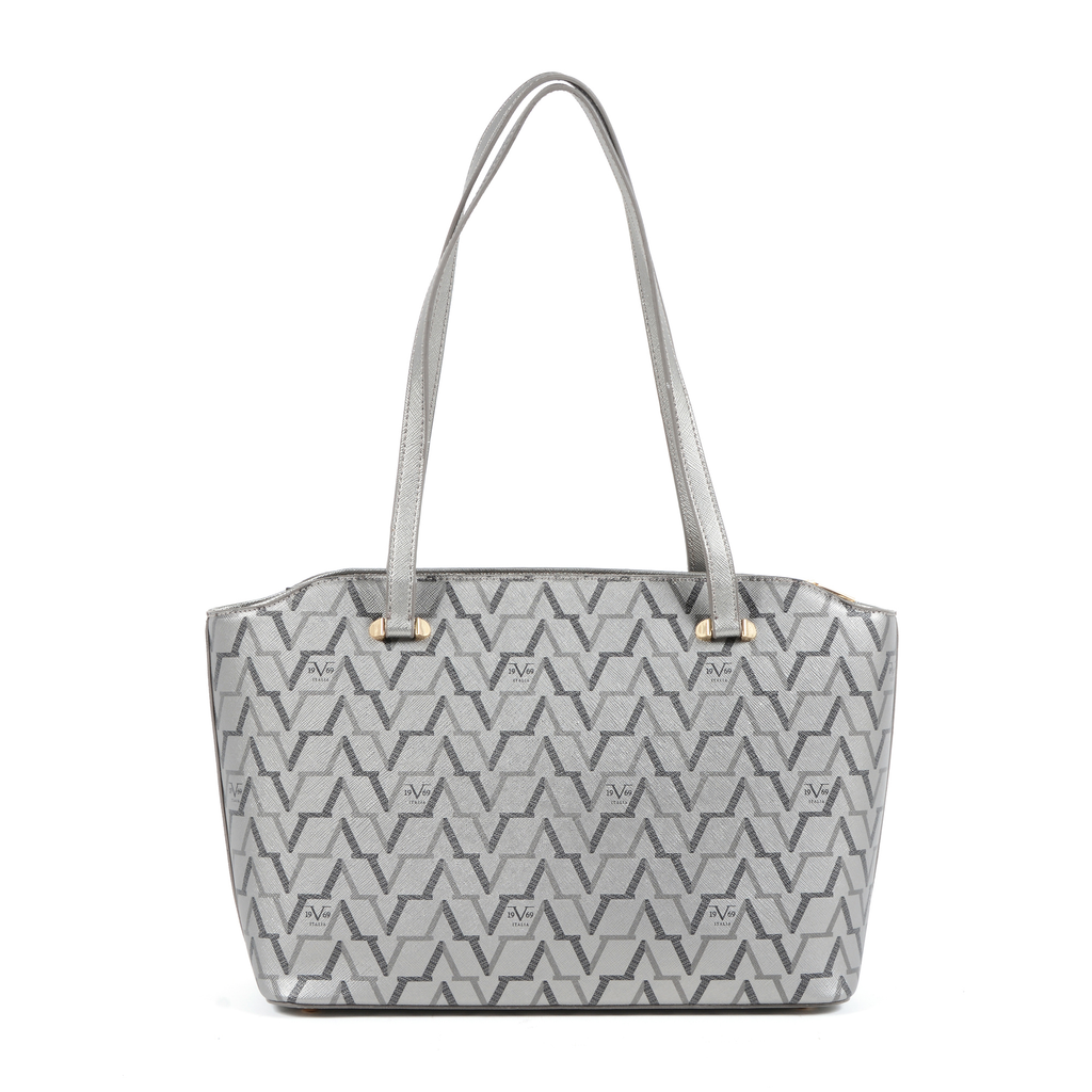 19V69 Italia Womens Handbag Silver 3604 SILVER