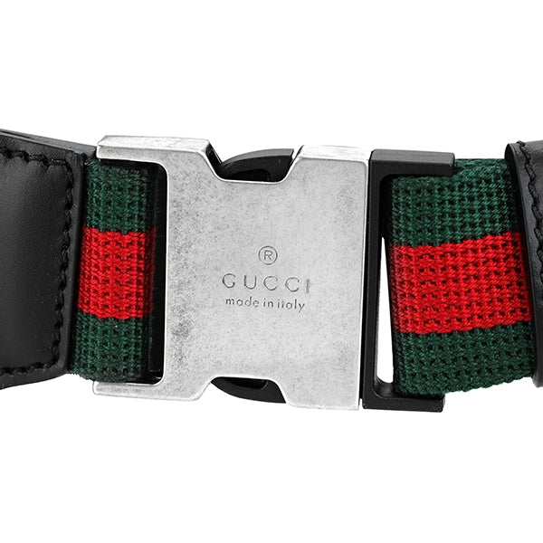 Riñonera de lona Gucci Techno negra