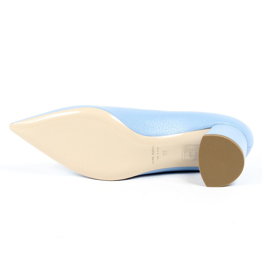 Andrew Charles Womens Pump Light Blue EVA