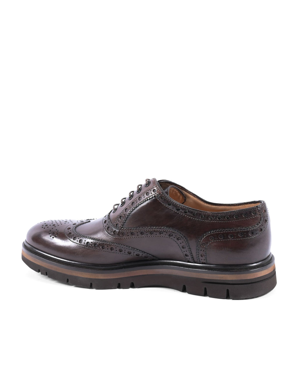 Zapatos brogue para hombre Dee Ocleppo EB129 VITELLO CACAO