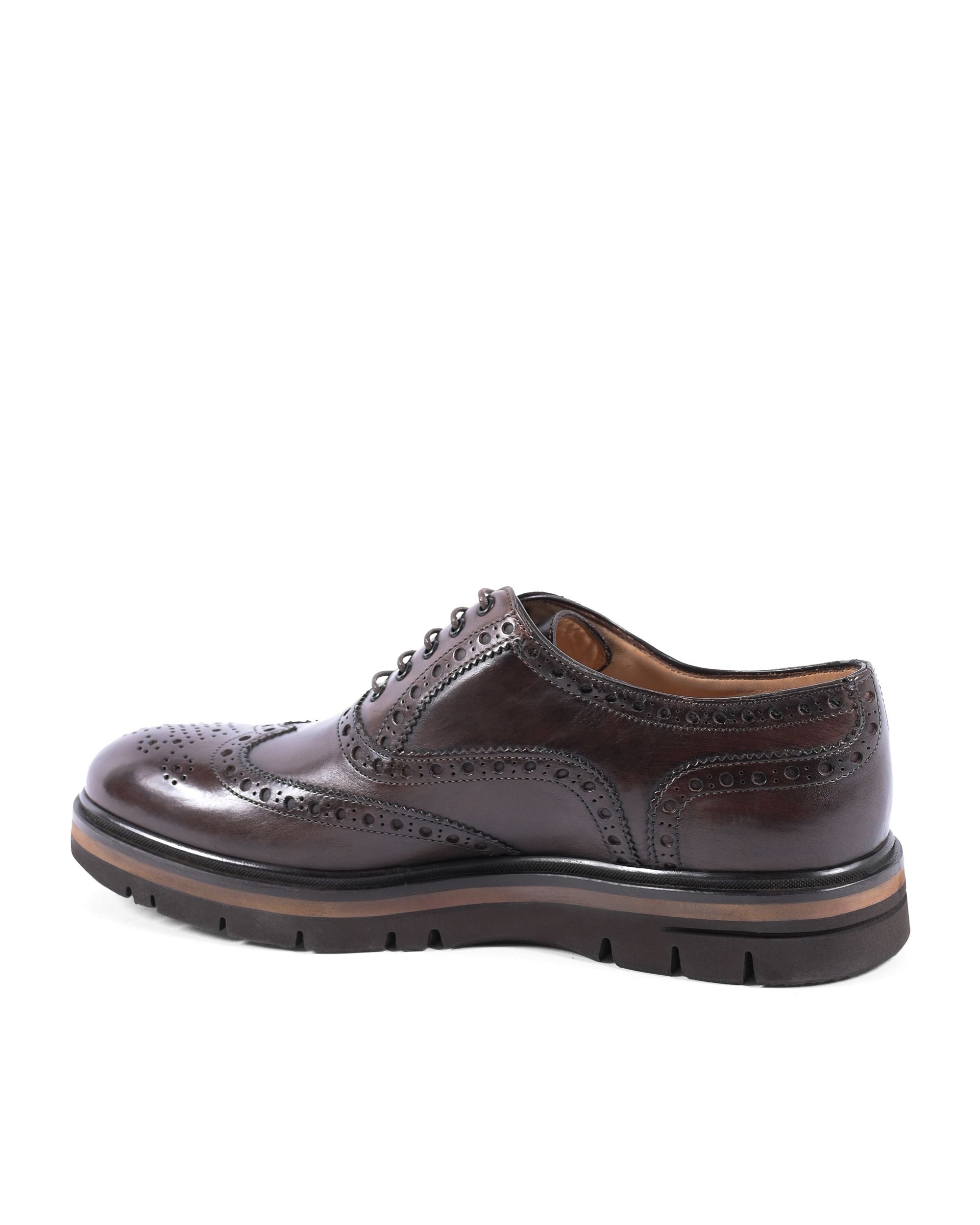 Zapatos brogue para hombre Dee Ocleppo EB129 VITELLO CACAO