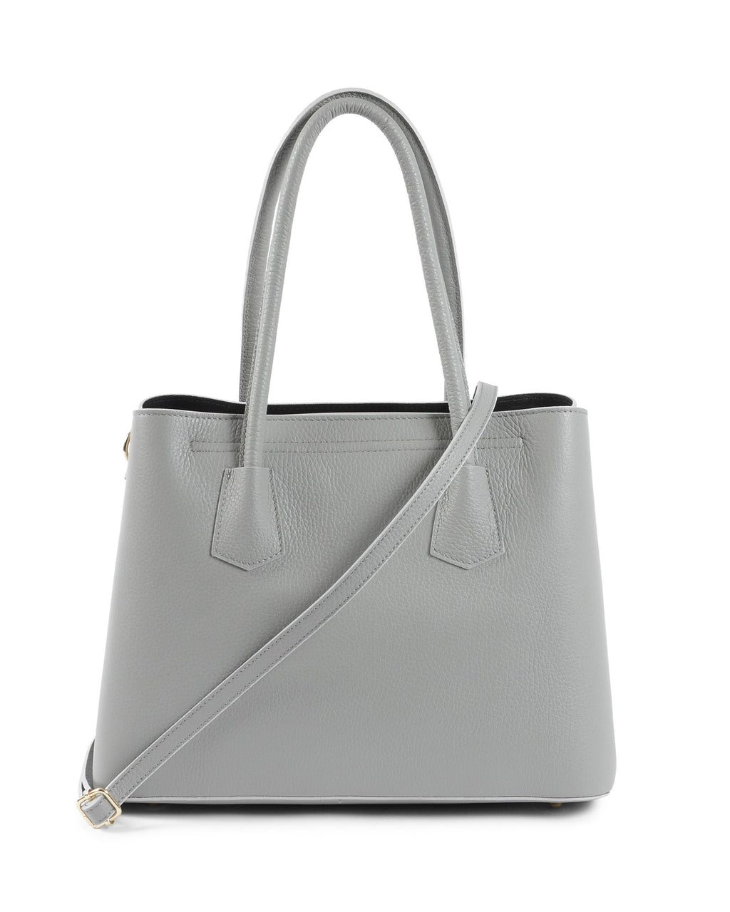 V Italia Womens Handbag Grey 10510 V2 DOLLARO GRIGIO PERLA