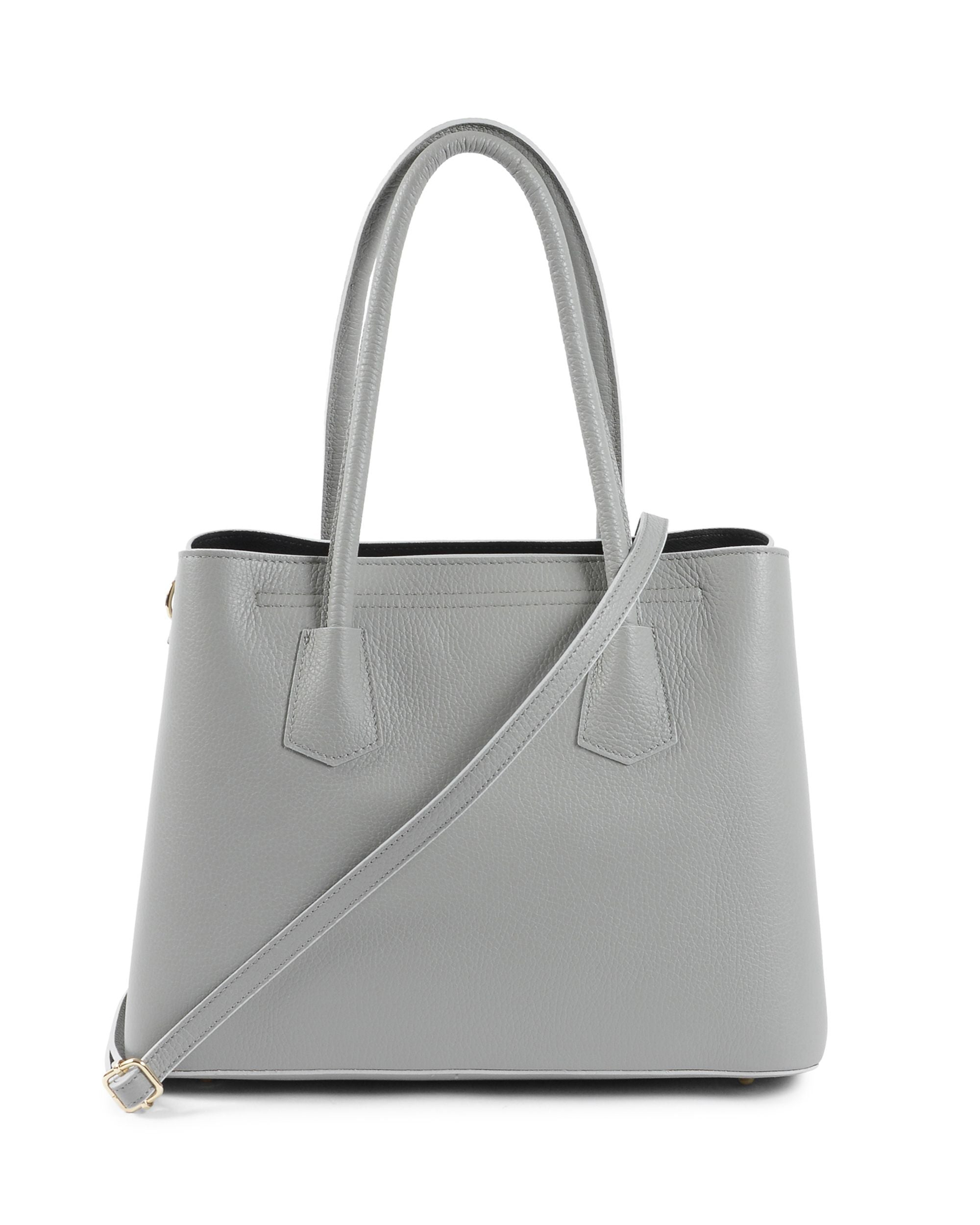 V Italia Womens Handbag Grey 10510 V2 DOLLARO GRIGIO PERLA