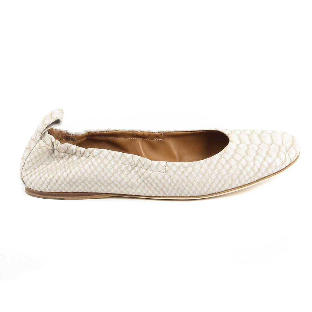 Bailarina Mujer V 1969 Italia GEMI01 PITONE STAMPATO BEIGE