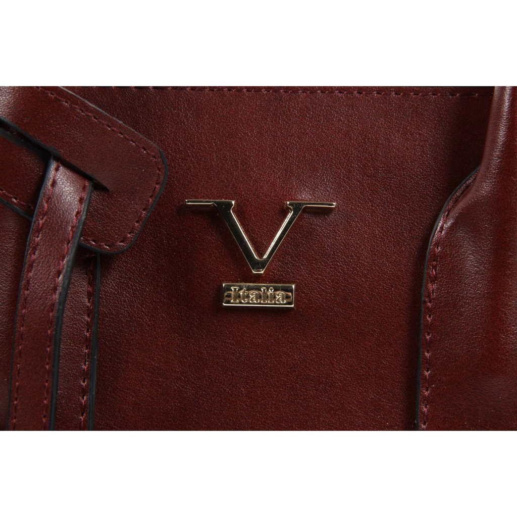 Bolso de mano para mujer V 1969 Italia VE08 ROJO CLARET