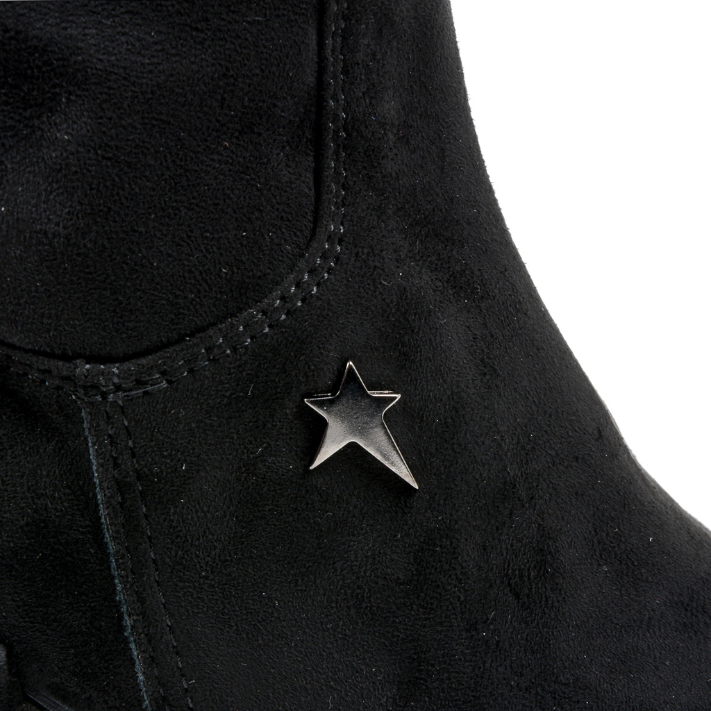 Andrew Charles Womens High Boot Black ALANNAH