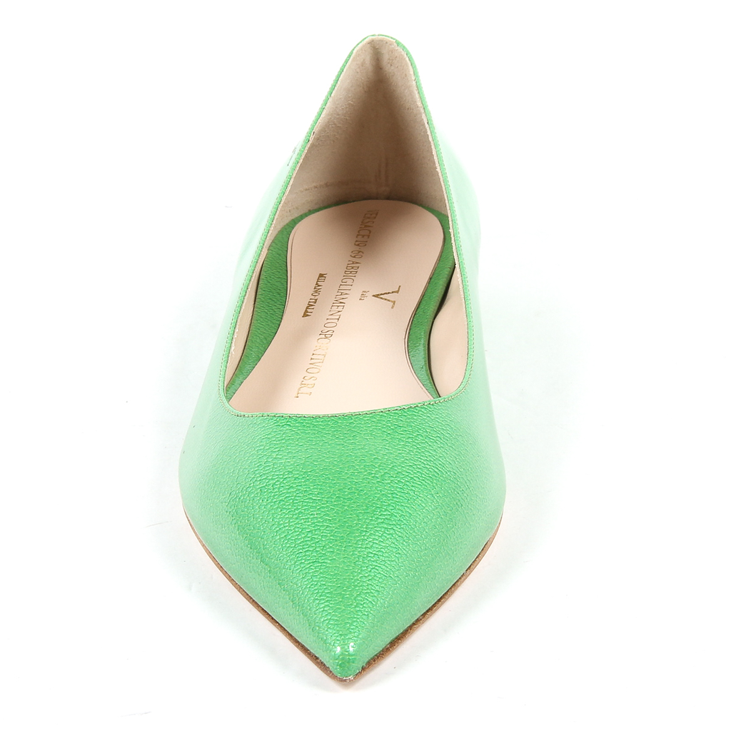 V 1969 Italia Womens Ballerina Green CHIARA
