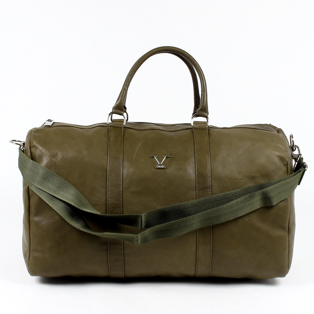 V 1969 Italia Mens Sport Bag Dark Green BERLINO