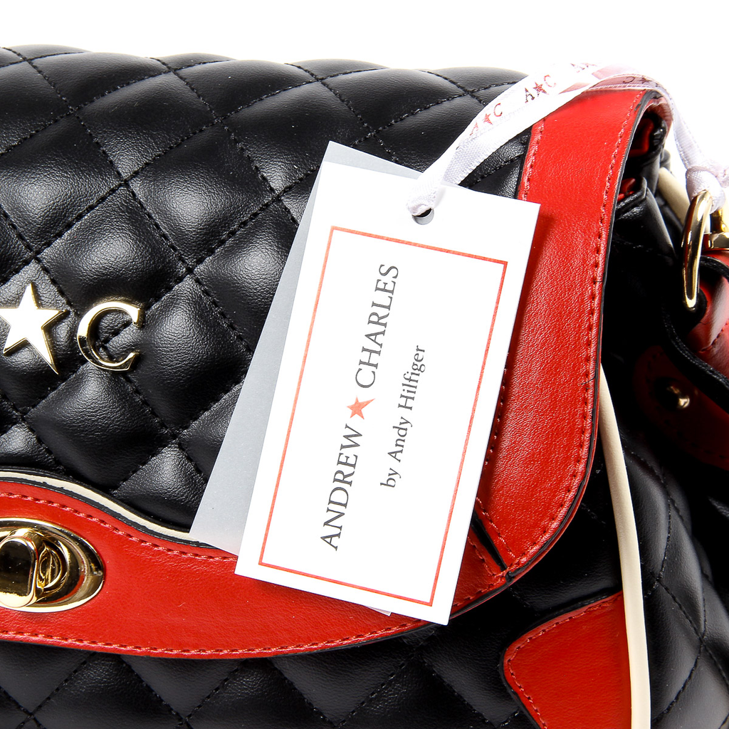 Bolso de mano para mujer Andrew Charles negro DOMINIQUE