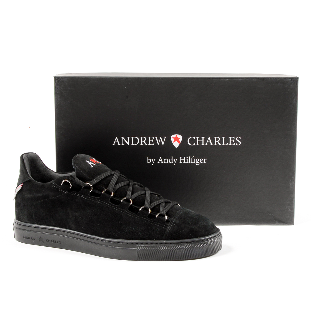 Andrew Charles Mens Sneaker Black PRINCE