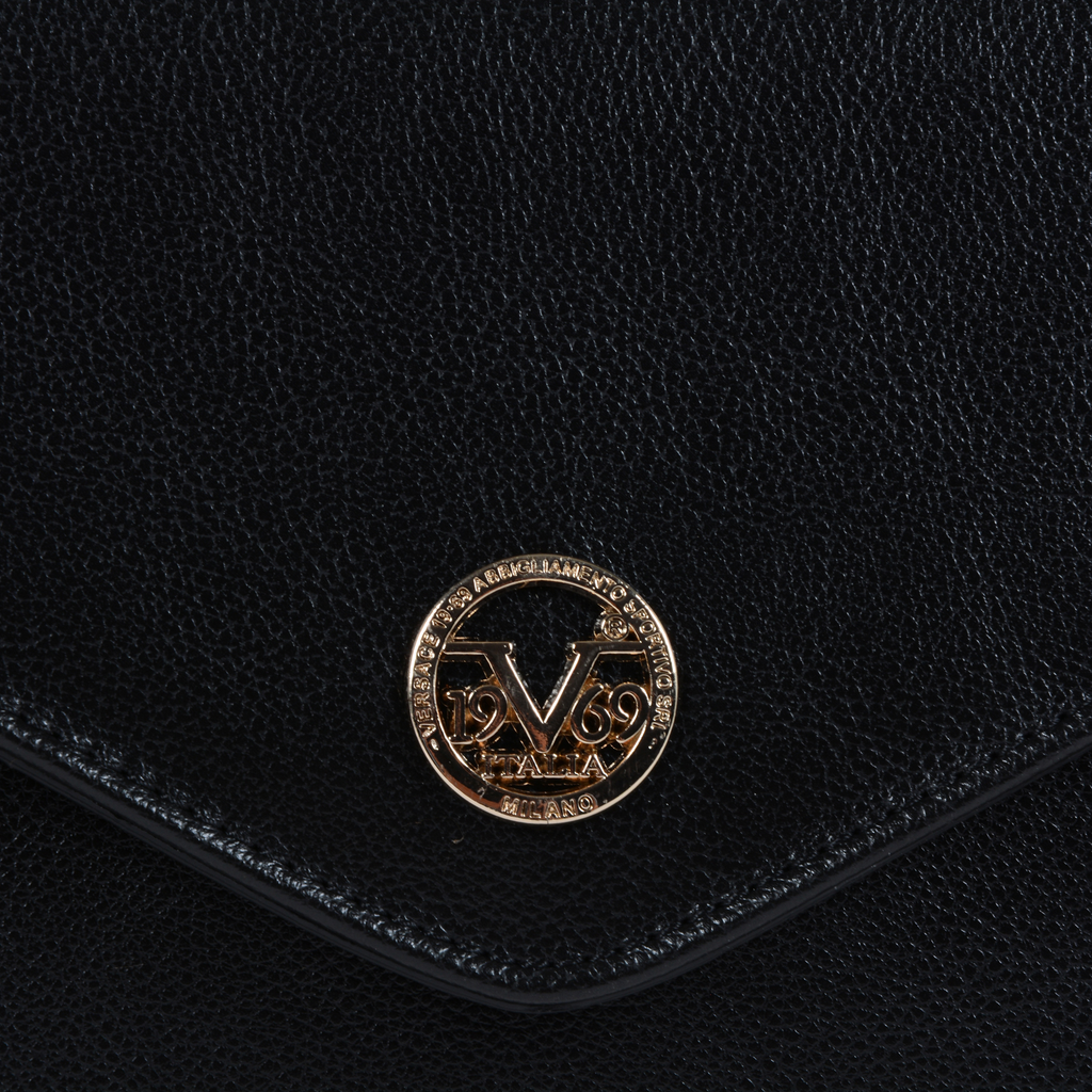 V 1969 Italia Womens Handbag Black KYOTO