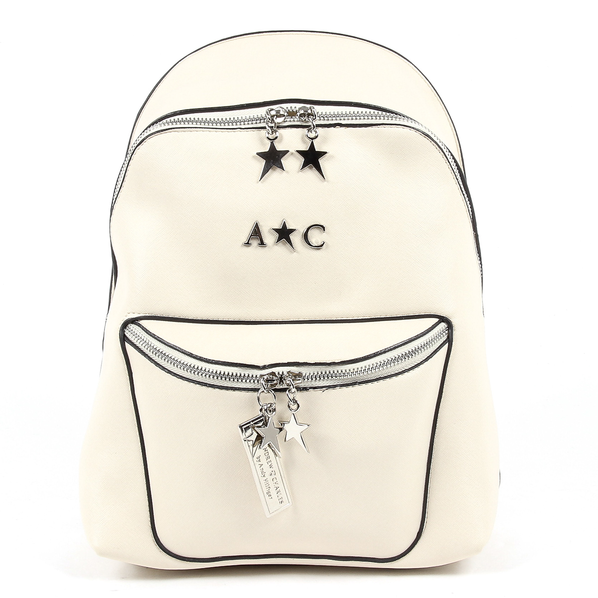 Andrew Charles Womens Backpack Beige NAOMI