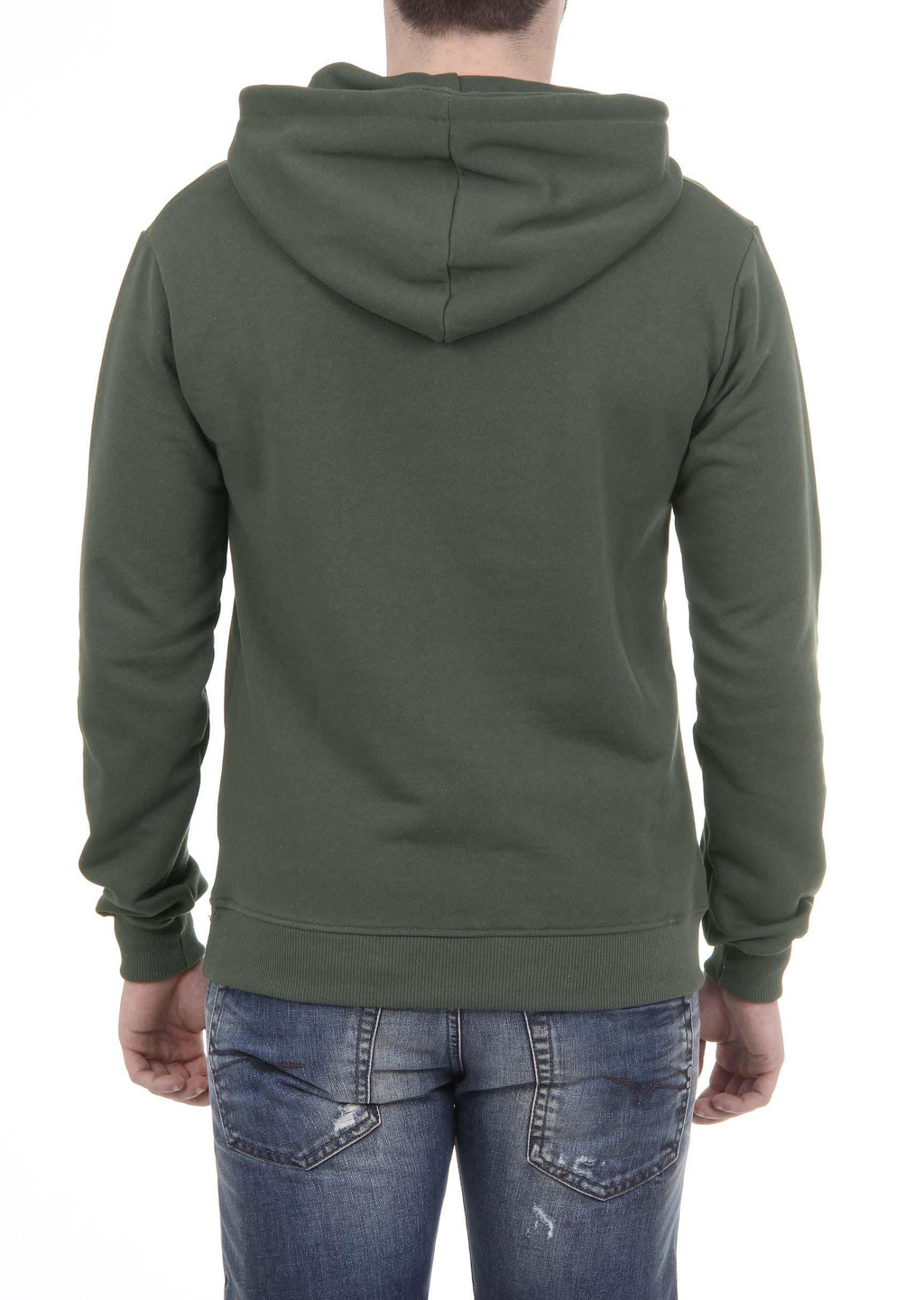 Sudadera con capucha V 1969 Italia para hombre ART. 4467 VERDE MILITAR