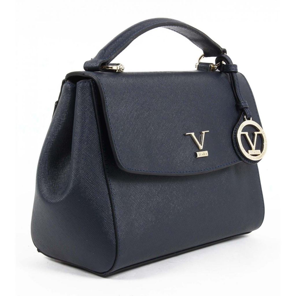 Bolso de mano para mujer V 1969 Italia VE09 AZUL MARINO