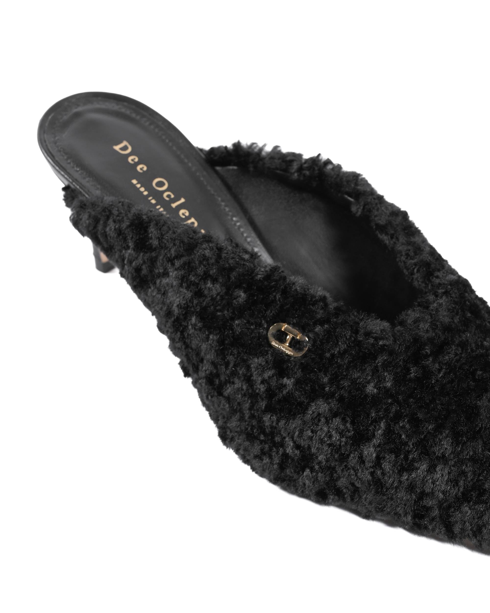 Mula de peluche - Negro