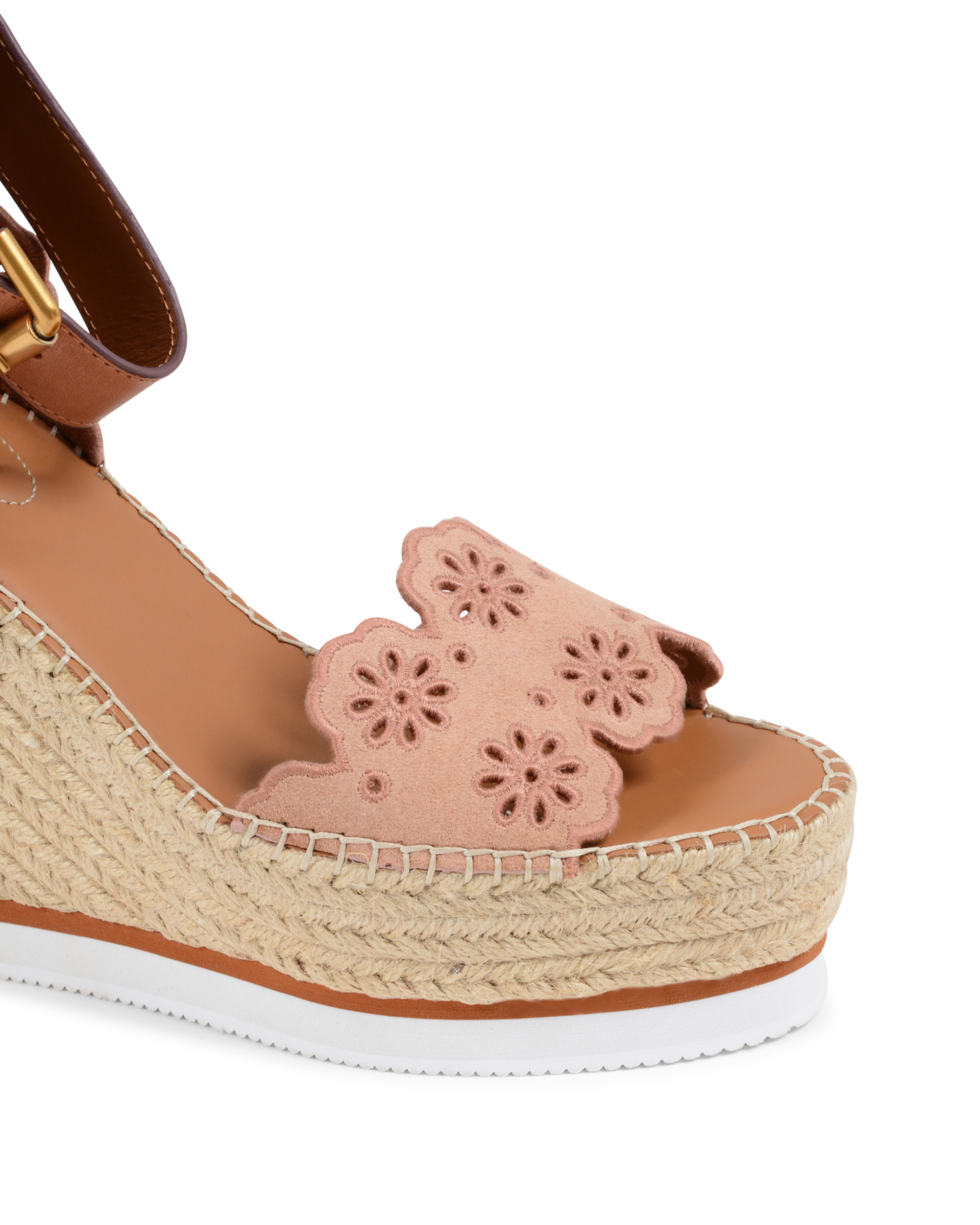 ChloÃ¨ Womens Wedge Sandal SB30202 CIPRIA CUOIO