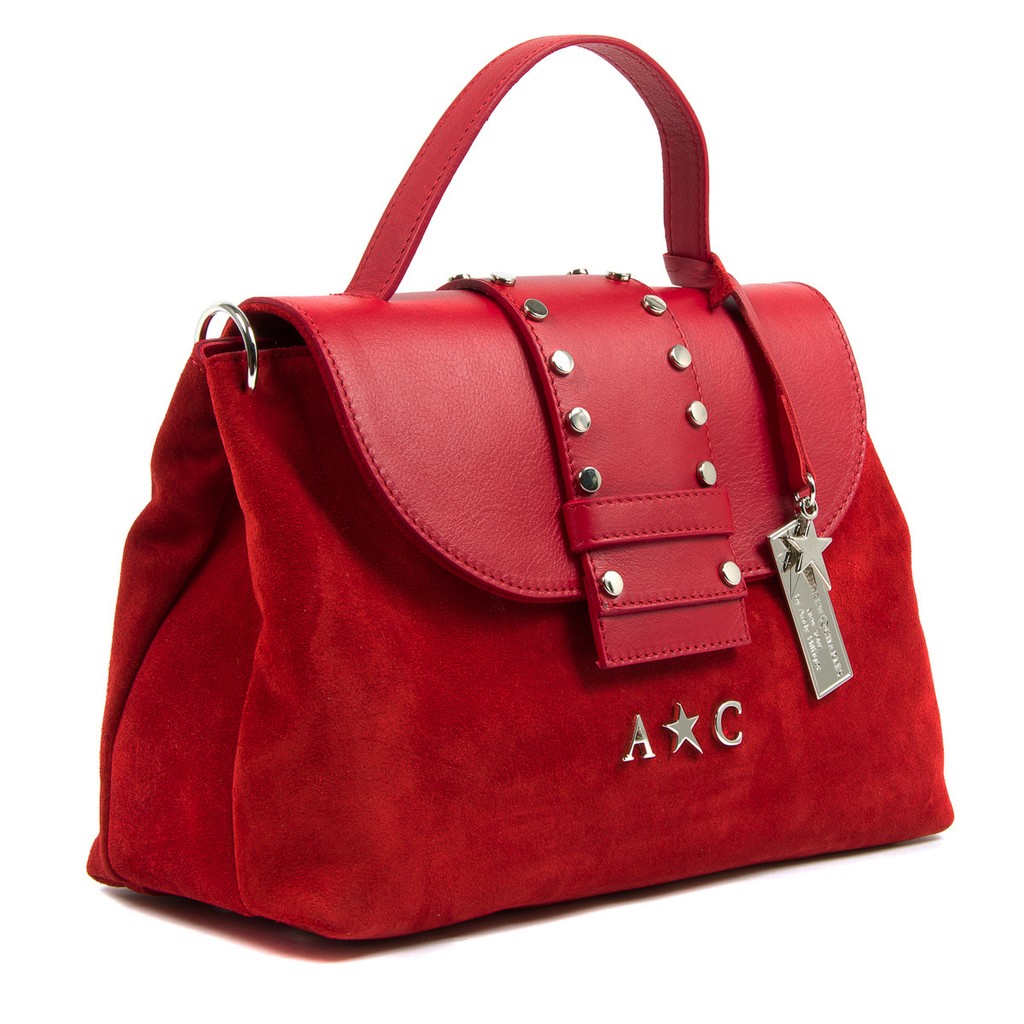 Bolso de mano para mujer Andrew Charles rojo ROSS