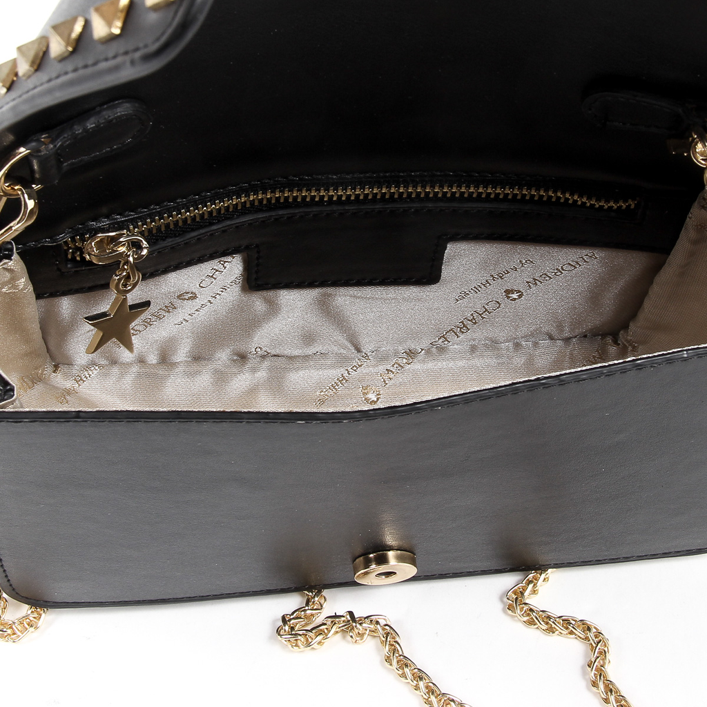 Bolso de mano Andrew Charles para mujer, color negro, PAIGE