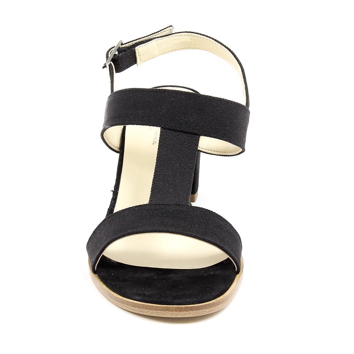 Sandalia V 1969 Italia para mujer, color negro, PERLA