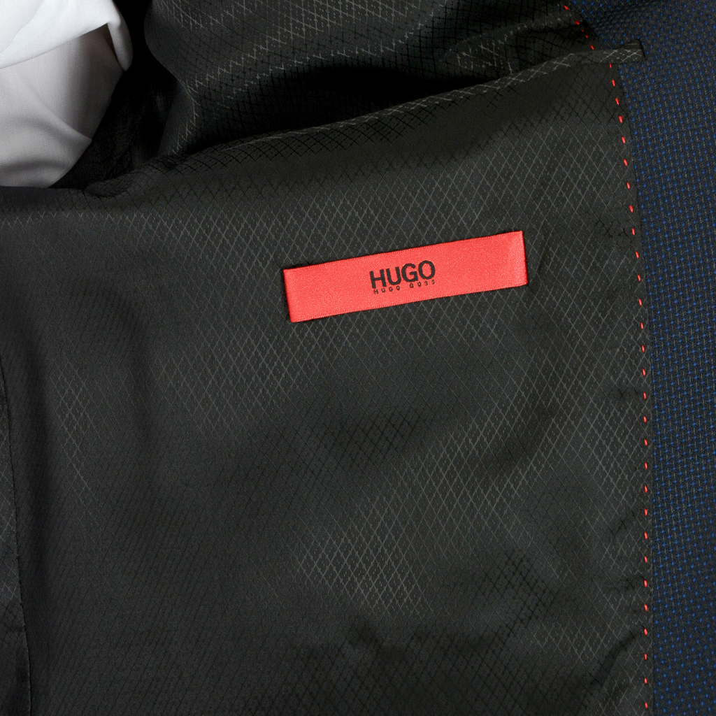 Chaqueta Hugo Boss para hombre de manga larga azul oscuro JET
